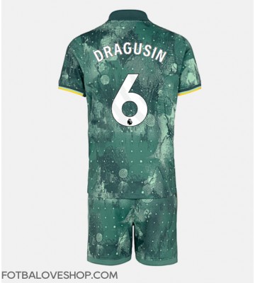 Tottenham Hotspur Radu Dragusin #6 Dětské Alternativní Dres 2024-25 Krátký Rukáv (+ trenýrky)